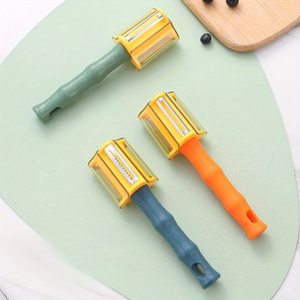 Éplucheur de fruits et légumes en acier inoxydable, manche en plastique durable, outil de cuisine multifonctionnel pour éplucher et racler - Product Image 1