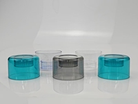 Bouchon décoratif en plastique PS 56 mm, accessoire pour bouteille de boisson, couvercle en plastique de qualité alimentaire pour bouteille d'eau, options multicolores