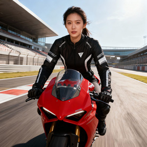 Veste de <span class=keywords><strong>moto</strong></span> et de course automobile de haute qualité pour femmes, armure intégrale, niveau CE 2 - Product Image 1