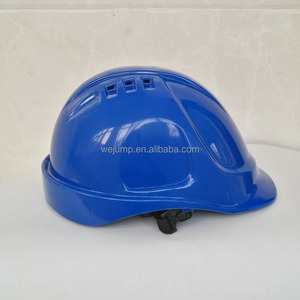Casque de sécurité WELTA personnalisé avec logo, coque en HDPE, type cercle, à fentes, suspension à 6 points à cliquet, conforme CE EN397 ANSI Z89.1, pour l'industrie - Product Image 3