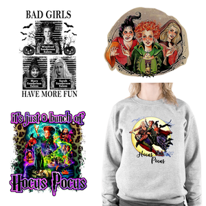 ملصق من الفينيل الحراري على شكل قشر البرد للسيدات, ملصق نقل حرارة رعب من الفينيل منخفض MOQ عالي الجودة المخصص ، إكسسوارات قميص للنساء - Product Image 1