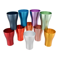 Gobelet isotherme en aluminium 12oz 15oz 20oz Rouge Bleu Or, Tasse de voyage, Tasse à bière, Tasse à café pour le camping