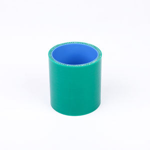 Tuyau en silicone résistant aux hautes températures pour voiture de course, vente en gros d'usine, flexible, 3 pouces, 76 mm, noir, rouge, bleu, coupleur en silicone droit - Product Image 1