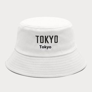 Chapeau Bob Personnalisé Brodé Logo Mode Noir Blanc pour Femme et Homme – Chapeau de Pêcheur Pare-Soleil à Large Bord - Product Image 3