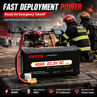 Baterai Semi Solid 6S 40000mAh 5C High Discharge untuk Paket Baterai Drone FPV Freestyle untuk Pesawat RC FPV Quadcopter