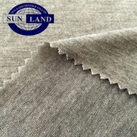 Polyester CVC recyclé écologique et tissu jersey de coton pour doublure de vêtement vêtements de nuit