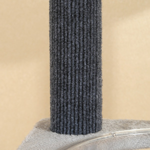 Menara Pohon Kucing Premium dengan Kandang Tempat Persembunyian & Tempat Tidur Kapsul Transparan, Tiang Garuk Bertingkat untuk Hewan Peliharaan Dalam Ruangan - Product Image 6