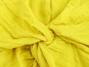 Robe d'été 2024 pour femme, nouvelle collection, effet froissé, avec nœud et fente latérale, style élégant - Product Image 4