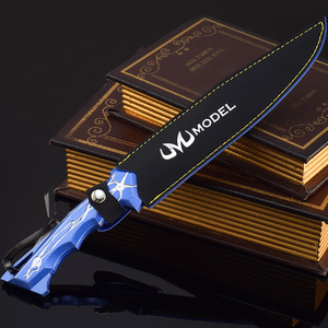 Fearless Contract Game Surrounding Gods God Penalty Knife 30CM Funda de cuero Edición Full Metal Crafts Toy Model - Product Image 6