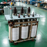 Transformateur de distribution immergé dans l'huile S11-M 11kV/400V, faible perte à vide, tension et capacité personnalisées