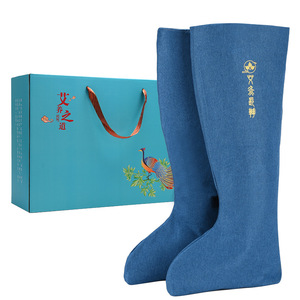 Chauffage électrique Moxa Long <span class=keywords><strong>Genou</strong></span> Protecteurs Ménage Moxibustion Bottes Contrôle de la Température Réhabilitation Thérapie Fournitures - Product Image 6