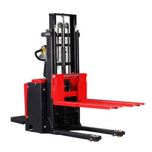 高レベル半電気パレットスタッカーリフト電気油圧スタッカーフォークリフトスタッカー - Product Image 1