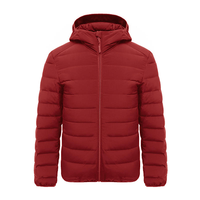 Veste matelassée légère et chaude pour homme, coupe-vent, personnalisée, de haute qualité, avec col montant et design avant, idéale pour la randonnée