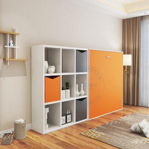 Động Cơ Điều Khiển Side Mount Treo Tường Giường Ngang Kéo Xuống Murphy Giường Đơn Tủ Để Bán Murphy Tường Giường - Product Image 1