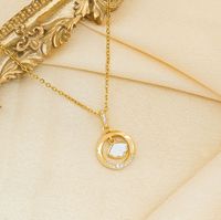 Collier pour femme en acier inoxydable, pendentif coquille dynamique en forme d'éventail, accessoires minimalistes haut de gamme
