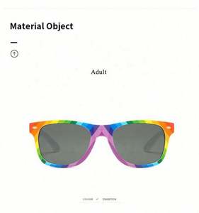Nouvelles Lunettes de Soleil Carrées Colorées Tendance 2019 pour Enfants, Filles et Garçons – Style Parent-Enfant - Product Image 4