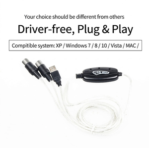 Cable Convertidor de Interfaz USB a MIDI, Aislado con PVC, <span class=keywords><strong>para</strong></span> Teclado Sintetizador, Plug and Play, MIDI USB, Grabación en Estudio Musical, 2 Metros - Product Image 3