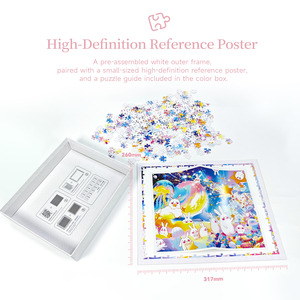 Puzzle Personalizzabile Edizione Premium 396 Pezzi in Carta, Legno e Plastica 317*260 Gioco Fai-da-Te Trendy per Bambini Campioni Gratuiti - Product Image 5