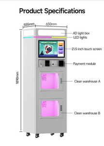 Machine de nettoyage de casques en libre-service pour casques de vélo, de moto et de ski - Product Image 3