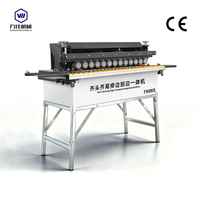 Machine intégrée de bordure, de découpe et de ponçage automatique 750XS améliorée, certifiée CE, pour le travail du bois, fabrication OEM/ODM, fourniture directe d'usine