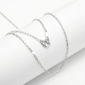 Collar Gargantilla Minimalista de Platino PT950 con Eslabones Cubanos de Miami, Diseño Delicado y Personalizado, para Regalo Unisex - Product Image 6