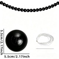 Pendentif en perles pour anniversaire et mariage, guirlande de perles nacrées, ornement suspendu pour la Saint-Valentin et les mariages
