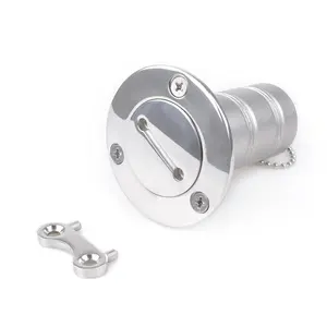 38MM Key Boat Deck Fuel/Gas/Water/Waste Fill/Filler Tank Key Cap Marine 316 Stainless Steel Yacht Caravan With Keys