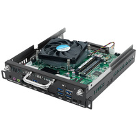 Ordinateur embarqué portable Intel Core I3-10100 Ordinateurs de bureau industriels Ordinateur embarqué avec double LAN OPS Mini ordinateur