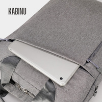 Sac pour ordinateur portable élégant en tissu Oxford avec logo personnalisé, poignée portable, sac à bandoulière, pour les voyages d'affaires