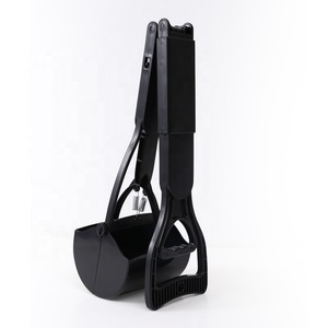 Pala plegable para caca de mascotas, mango largo, pala para caca para perros grandes y pequeños, mandíbula para recoger residuos para todas las superficies - Product Image 5