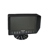 Monitor mobil 7 inci TFT 1080p, set dengan sudut lebar tahan air kamera cadangan mobil sistem bantu mundur untuk hyundai elantra