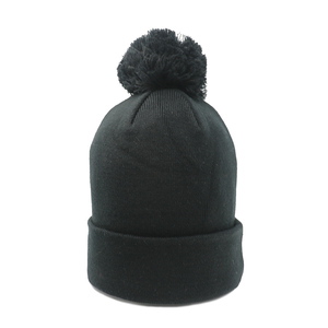 Full Customized 100% Acrylic Fabric Embroidery Logo Jacquard Knitted Beanie <b>Hat</b> Unisex Warm <b>Pompom</b> <b>Hat</b> Outdoors - Product Image 5