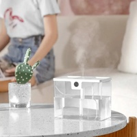 Vente chaude d'usine Humidificateur d'air ultrasonique à grande capacité de 1,5 L et diffuseur d'huiles essentielles Atomiseur de parfum avec minuterie de 10 heures