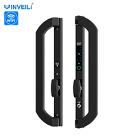 Cerradura Inteligente para Puerta de Acero Inoxidable INVEILI, Impermeable, con Tarjeta de Memoria, Control por Aplicación Tuya, para Puertas Corredizas/Batientes de Aluminio