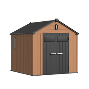 Abri <span class=keywords><strong>de</strong></span> <span class=keywords><strong>jardin</strong></span> 8x8 pieds en plastique pour tondeuse à gazon, structure en acier galvanisé sur le toit, <span class=keywords><strong>abris</strong></span> <span class=keywords><strong>de</strong></span> rangement extérieurs en Chine à vendre - Product Image 1