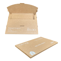 Emballage d'enveloppe en papier personnalisé enveloppes d'emballage d'écharpe en papier recyclable pour foulard en soie avec fenêtre