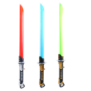 Épée de samouraï lumineuse et cool de 75 cm, jouet musical clignotant et coloré pour enfants, arme en plastique unisexe - Product Image 5