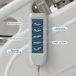 سرير مستشفى لعلاج البدانة كهربائي كامل 5 وظائف للمريض - Product Image 4