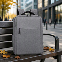 Sac à dos de voyage et d'affaires en jean imperméable et respirant, grande capacité, avec compartiment pour ordinateur et doublure en polyester