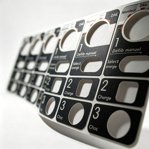 Étiquettes adhésives résistantes aux rayures, imprimées en sérigraphie, en polycarbonate, polyester, PET, autocollants graphiques en plastique, utilisation industrielle, OEM personnalisé - Product Image 2