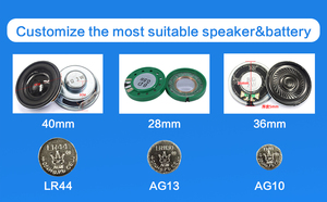 Módulo Musical Programable JR DGK06, Fotosensible al Sonido, Grabador de Voz, Chip de Audio, Altavoces para Tarjetas de Felicitación, Gran Venta <span class=keywords><strong>2022</strong></span> - Product Image 3