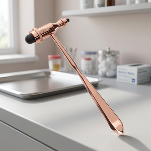 Marteau réflexe manuel en or rose, léger, instrument chirurgical orthopédique, classe I, certifié CE - Product Image 4