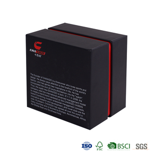 Cajas de regalo de papel de cartón con base superior rígida pequeña de gama alta con logotipo personalizado de alta calidad embalaje de <span class=keywords><strong>reloj</strong></span> con tapa - Product Image 6
