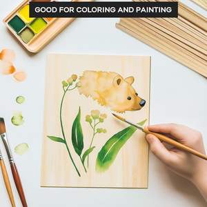 Bâtons de feuilles de bois de <span class=keywords><strong>balsa</strong></span> inachevés, tiges de goujon <span class=keywords><strong>en</strong></span> bois feuilles de tilleul carrées, 50 pièces d'artisanat <span class=keywords><strong>en</strong></span> bois pour la fabrication de projets de bricolage artisanaux - Product Image 5