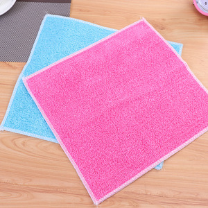 <span class=keywords><strong>Chiffon</strong></span> à vaisselle en fibre de <span class=keywords><strong>bambou</strong></span> Mori 27x30cm, double couche, épaissi, anti-adhésif, dégraissant, pour la cuisine - Product Image 4