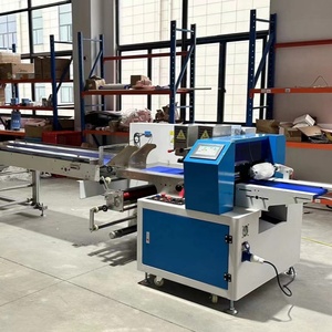 Automatic Lettuce Romaine Lettuce Tomatoes Horizontal Pillow Packing <b>Machine</b> Bread <b>Biscuit</b> Pillow Packager for Sale - Product Image 4