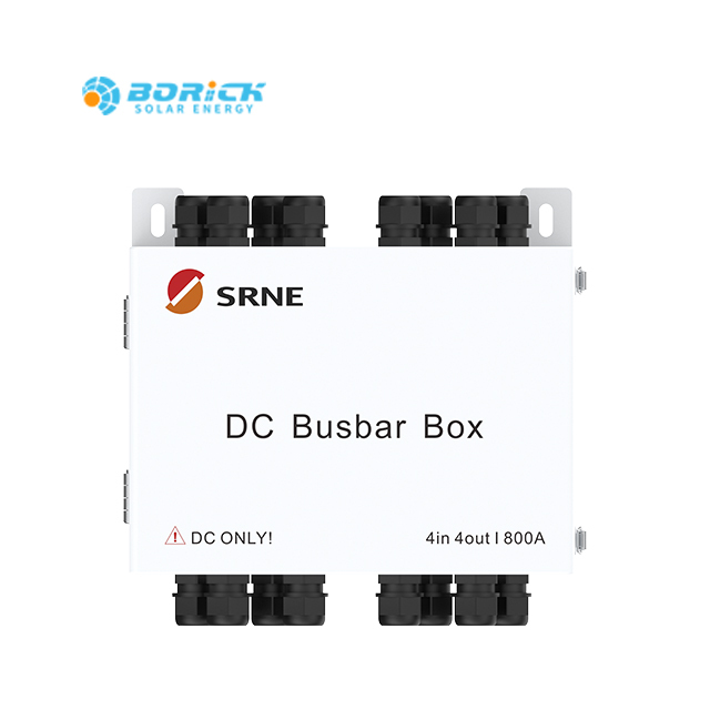 SR-DCB Low Voltage Battery Busbar Box Wall Mounted 300a to 800a Parallel Batteries to Increase Battery Capacity