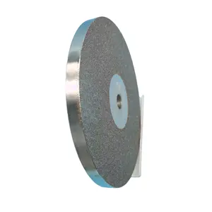 Outils lapidaires diamant meulage disque de tour plat disque de coupe avec base de disque de plaque d'aluminium