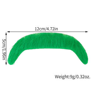 18 шт., Зеленые искусственные усы - Product Image 6