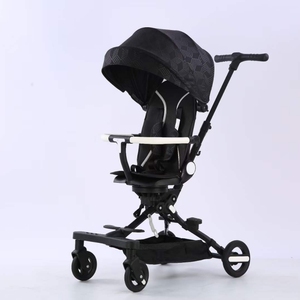 <span class=keywords><strong>Poussette</strong></span> de <span class=keywords><strong>luxe</strong></span> pour bébé, landau haute visibilité, vente directe fournisseur chinois 3 en 1 - Product Image 4